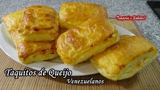 Folhados  Taquitos de Queijo [upl. by Adhern746]