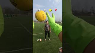 SauceFlavored Gloves The Challenge of Catching Balls with Saucy Gloves🧤⚽ shorts challenge asmr [upl. by Carlstrom]