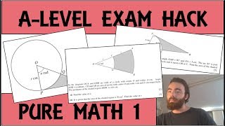 Exam Hack  CIE AS Maths  P1  Sector Question [upl. by Faustina]