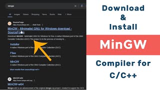 Download amp Install MinGW  Setup MinGW for CC Languages [upl. by Ahsinehs]