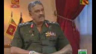 Fonseka said without Mahinda and Gotabaya there is no General Sarath Fonseka 20090519 part 1 [upl. by Elrebma]