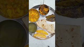 Aaj Banaya Itna Sabkuch 😋shorts viral lunch thali foodcooking recipe ytshorts youtubeshorts [upl. by Inohtna344]