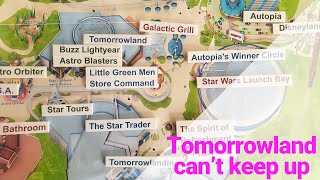 Tomorrowland at Disneyland Complete Overview [upl. by Drews]