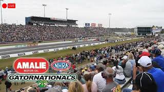 Amalie Motor Oil NHRA Gatornationals 2024  🔴Live [upl. by Adrahc]