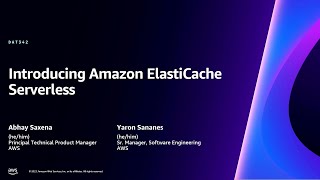 AWS reInvent 2023  LAUNCH Introducing Amazon ElastiCache Serverless DAT342 [upl. by Eetnahs]