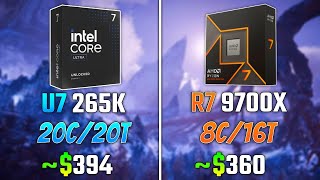 INTEL ULTRA 7 265K vs RYZEN 9 7900X  Test in 6 Games [upl. by Ainna]