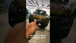 New Maruti Suzuki Brezza 2024 VXi 2nd Base Model with OnRoad price list 🔥 [upl. by Eisenberg]