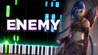 ENEMY OPENNING PIANO TUTORIAL  Arcane OST [upl. by Ymij250]