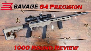 Savage 64 Precision 1000 Round Review The Best Budget quotTacticoolquot 22lr Rifle in Canada [upl. by Adeys]