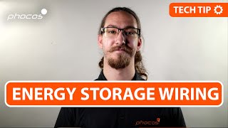 Phocos Tech Tip Energy Storage Wiring amp Preparation [upl. by Atila98]