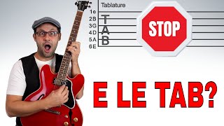 CHITARRA COME USARE E LEGGERE LE TAB TABLATURE  LA LEZIONE PIU IMPORTANTE DI TUTTE [upl. by Asiar]