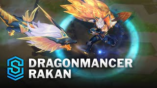 Dragonmancer Rakan Skin Spotlight  PreRelease  PBE Preview  League of Legends [upl. by Guilbert]