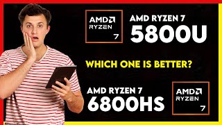 AMD Ryzen 7 5800U vs AMD Ryzen 7 6800HS Comparison [upl. by Niela611]