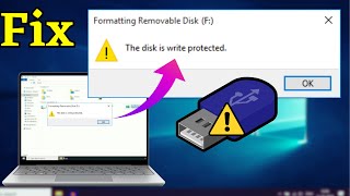 Fix quotWrite Protectionquot from USB Pendrive  The disk is write protected [upl. by Aon]