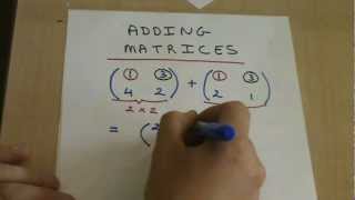 Adding 2x2 Matrices [upl. by Matthews880]