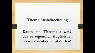 Ausfallrechnung in der Physiotherapie [upl. by Ihdin702]