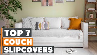 Top 7 Best Couch Slipcovers Easy Installation and Durability [upl. by Stavro]