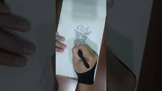 绘画第二十八期《斬赤紅之瞳》drawing art anime sketch 斬赤紅之瞳 [upl. by Eenobe]