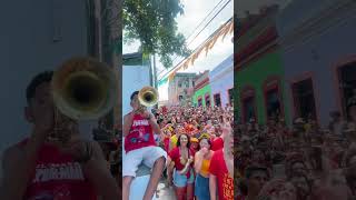 Guilherme do Trompete toca quotEm Plena Lua do Melquot em prévia de carnaval em Olinda [upl. by Emlin]