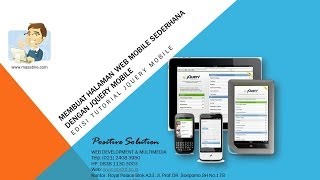 Belajar Membuat Halaman Web Mobile Sederhana dengan JQuery Mobile [upl. by Ahsiyn542]