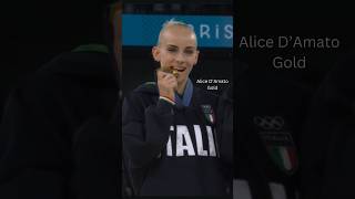 Alice DAmato Triumphs Gold Victory on Gymnastics Balance Beam Finals Paris 2024 [upl. by Gnad82]