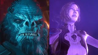 Halo Infinite Cortana with Atriox all Cutscene [upl. by Acnaiv773]