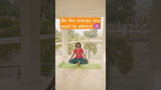 Attract positive energy 😇 Yoga Pose 😊 Balancing Pose youtubeshorts [upl. by Attwood]