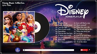 Disney Princess Songs 🎗Most Popular Disney Songs Playlist 🎗 Best 20 Romantic Disney Songs [upl. by Fiedling]