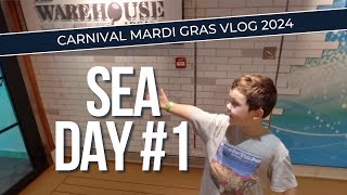 Carnival Mardi Gras 2024  Day 2  Sea Day 1 [upl. by Anella]