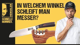 In welchem Winkel schleift man Messer  Hensslers Anleitungen Tipps amp Tricks [upl. by Rahm732]