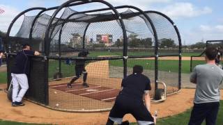 Yankees Gleyber Torres takes batting practice [upl. by Lime809]