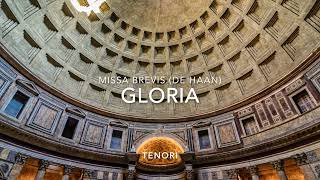 GLORIA  TENORI  Missa Brevis De Haan Base musicale [upl. by Hoskinson]