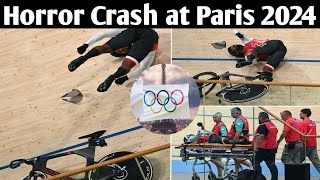 HORROR CRASH Olympic Cycling SUSPENDED  Kwesi Browne Stretchered Off  Truth Quest [upl. by Aidroc]