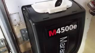 Marantec M4500e converted into a side mount opener [upl. by Ethe179]