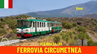 Cab Ride Ferrovia Circumetnea Gurrida  Cibali Sicily  Italy train drivers view 4K [upl. by Hanaj394]