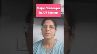 Interview Question Major challenges in api testing softwareengineer qalopamudrapanda short [upl. by Eirrotal]