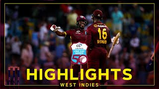 Highlights  West Indies v England  Tense Chase Gives Windies Series Victory  3rd CG United ODI [upl. by Aoh791]