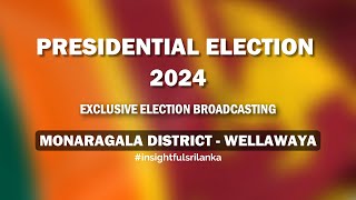 Monaragala District  Wellawaya Polling Division Results  Presidential Election 2024 [upl. by Salohcim]