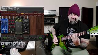 Wes Hauch Demonstrates Dimebag Darrell CFH Collection for AmpliTube [upl. by Nosnorb516]