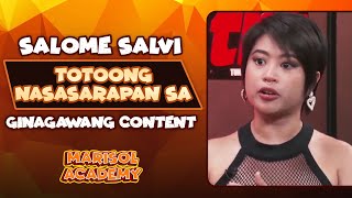 Salome Salvi totoong nasasarapan sa ginagawang content  MARISOL ACADEMY QUICKIE [upl. by Fradin]