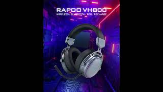 RAPOO VH800 BluetoothWireless Gaming Headset [upl. by Ewolram]