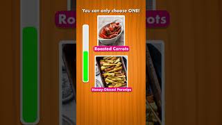 Roasted Carrots vs HoneyGlazed Parsnips 🥕🍯 Which Root Veggie Will You Choose 😋🍴 Quiz Rather [upl. by Raybin]