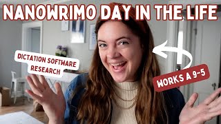 NANOWRIMO DAILY VLOG  dictation software and plot problems nanowrimo daily vlog 13 nanowrimo [upl. by Uon]