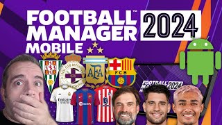 Instala todos los parches en Football Manager 2024 Mobile en Android fm24mobile macfra facepack [upl. by Ahsenauq637]