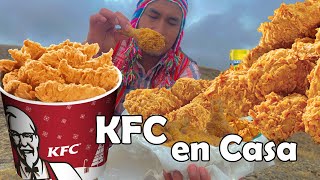 La Receta Secreta KFC estilo Popeye´s Fácil y Rápido de hacer en Campo o en tu CASA  cholo aquiles [upl. by Nosiram]