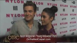 Zac Efron amp Vanessa Hudgens  the Nylon Young Hollywood Party May 12 [upl. by Carnahan]