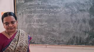 STRUCTURE OF CEPHALOSPORINCby DrMSridevi SKSDMAHILA KALASALA Tanuku [upl. by Milford]