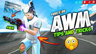 4 Secret AWM Tips And Tricks In Free Fire 🔥 Only 1 People Know 👽  FireEyes Gaming [upl. by Ahsenid]