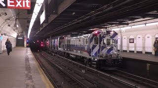 NYC Subway HD 60fps Late Night Special Moves  181st amp 190th Streets Garbage amp Work Trains R179 [upl. by Reniti]