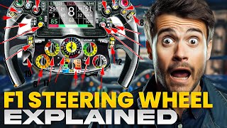 A Formula 1 Steering Wheel Explained 🏎️ f1 formulaone formula1 f1steeringwheel [upl. by Kcirrag]